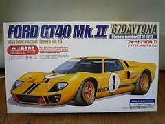 Rare kit Fujimi 1/24 model kit Ford GT40Mk.II Daytona ♯1 from Japan 11155