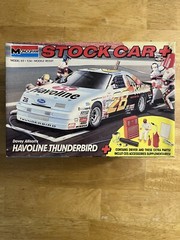 Monogram Davey Allison #28 Havoline Thunderbird Stock Car Open Box Complete Kit