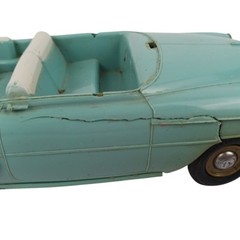 Vtg Turquoise 1953 Chevrolet Bel Air Convertible Bank AMT Dealer Promo Model
