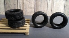 1/25 Model Car – Set of 4 Vintage Goodrich Radial T/A Tires – New