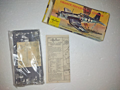 HELLER 1/72 CHANCE VOUGHT WWII US NAVY USMC F4U-1 CORSAIR #073 vintage