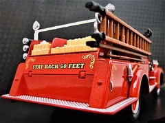 Fire Engine Truck Ford Pumper1Built Metal Model Car Vintage1940Pickup1950Wagon