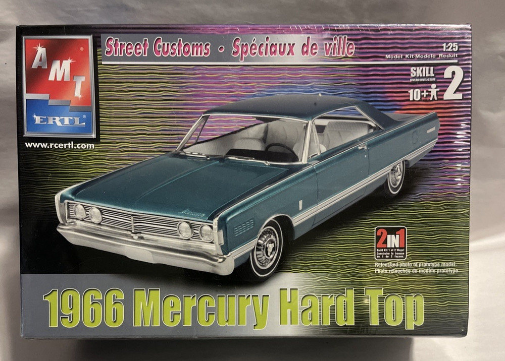 AMT 1966 Mercury Hardtop 38161 1/25 Scale Plastic Car Model Kit Free Shipping
