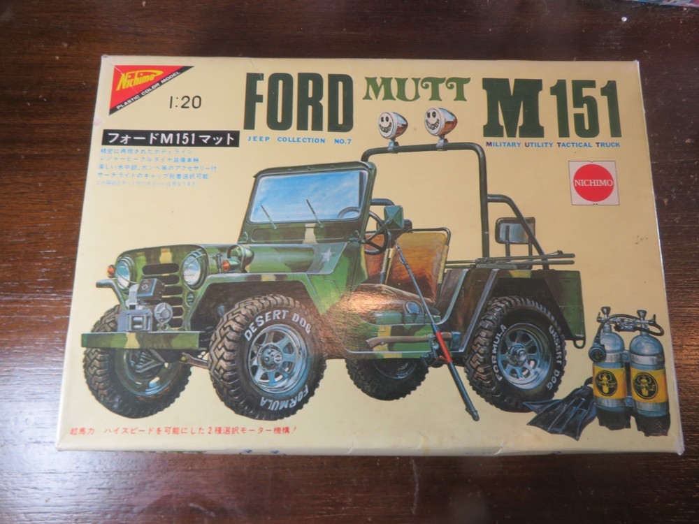 Nichimo Ford Mutt M151 1/20 Sealed Inside