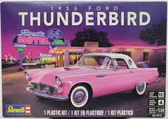 1956 FORD THUNDERBIRD-1:24 Revell Pink & White NEW FACTORY SEALED **US Seller**