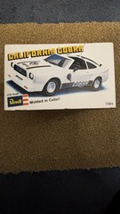 REVELL 1/25 CALIFORNIA COBRA FORD MUSTANG MODEL KIT UNBUILT #7204 COPYRIGHT 1979