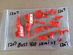 Boss 428 Hemi V-8 1/24/25 scale (Parts only) Package # 1207