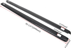 Truck Bed Rail Caps W/Holes Compatible with 1999-2006 Chevrolet Silverado & GMC