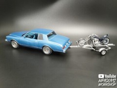 MPC967 – 80 Chevy Monte Carlo With Chopper & Trailer 1:25 Scale Model Kit Sealed