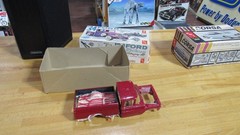 VINTAGE AMT MODEL PARTS BOXES LOT 66 CORSA 65 STINGRAY 34 FORD MISH MOSH LOT