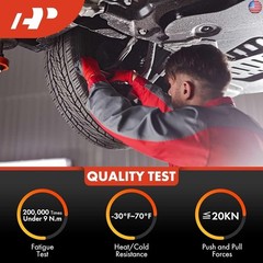 A-Premium Set of 4, Front Upper & Lower Ball Joints Kit, Compatible with