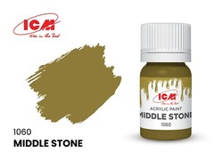 ICM 3031 Acrylic paint set for Fire trucks Grey, Red, Brown, Blue, White, Black