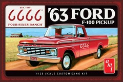 AMT 1559 ’63 Ford F=100 Pickup 1/25 model kit