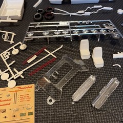 Vintage AMT 1968 Ford Thunderbird Car Model Kit W/Box