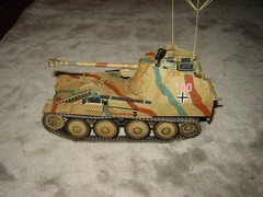 Built German Tank 5-1/2 inches long Well Built & Painted Excellent Cond Nice