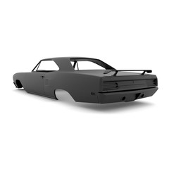 1/25 Scale Resin 1970 Custom Plymouth Road Runner Body 3D Printed