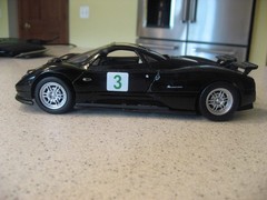 Testors Pagani Zonda C12 1:24 Scale Metal Model Kit – Assembled #3 Decals