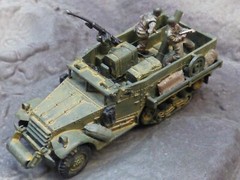 Roco Minitanks Pro Painted & Detailed WWII US M-3 Halftrack Lot#8530B©