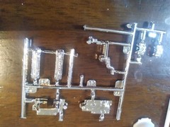 Engine – Stock Or Custom – From ’57 Chevy Bel Air 1957 Monogram 1/24 – Parts