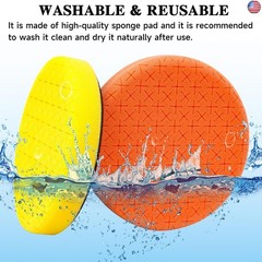 10pcs Polishing Buffing Pads for Drill – 6 Inches Car Polishing kit, Car Foam