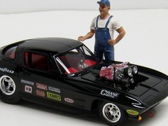 VINTAGE, AMERICAN DIORAMA FIGURE TRUCKER “RON” 1/25 SCALE