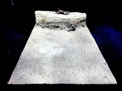 1/35 Scale Military Diorama Base Terrain Display Model Soldiers Figures Diecast