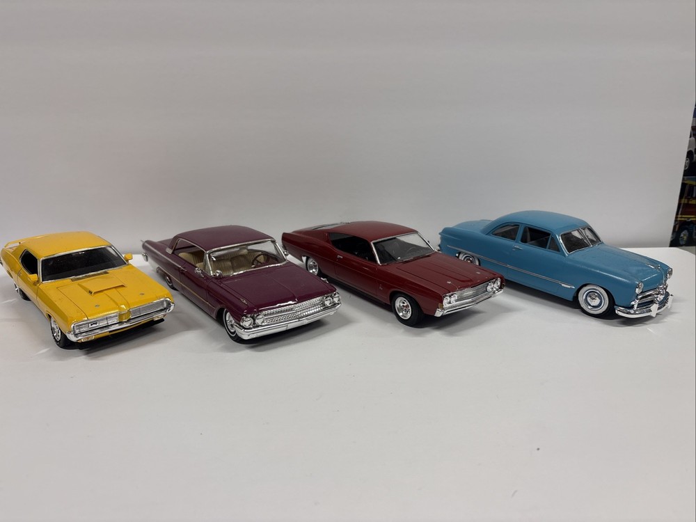Lot Of 4 BUILT Model Cars NICE Lot#001
