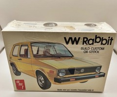 Vintage AMT Volkswagen Rabbit Mk I VW Kit # 2001 Stock or Custom Sealed Box Mk1