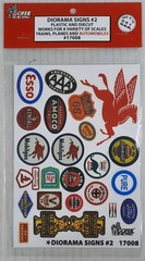 GOFER RACING DECALS diorama signs 2 oil and gas SHEET 1:24 1:25 CAR MODEL 17008