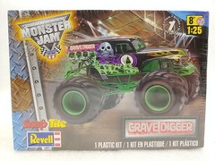Revell Monster Jam Grave Digger 1:25 Snap Tite Plastic Model Kit New Sealed
