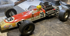 Lotus #29 Formula 1 Racing Car Model Pre-Built Detailed Engine Plastic