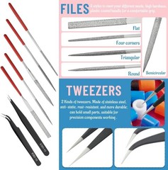 Durable 28-Piece Hobby Tools Kit for Cars, Airplanes & Crafts – Perfect Gift