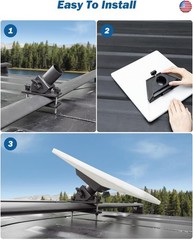 JOYTUTUS Starlink Mini Roof Rack Mount Adjustable Angle Starlink Mini Car Mount