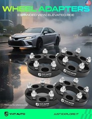 YHTAUTO 5x110mm to 5×4.5Inch Wheel Adapters 1 inch Fit Cadillac, Chevy,