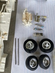 VINTAGE MPC 1969 DODGE CHARGER R/T MODEL PARTS LOT