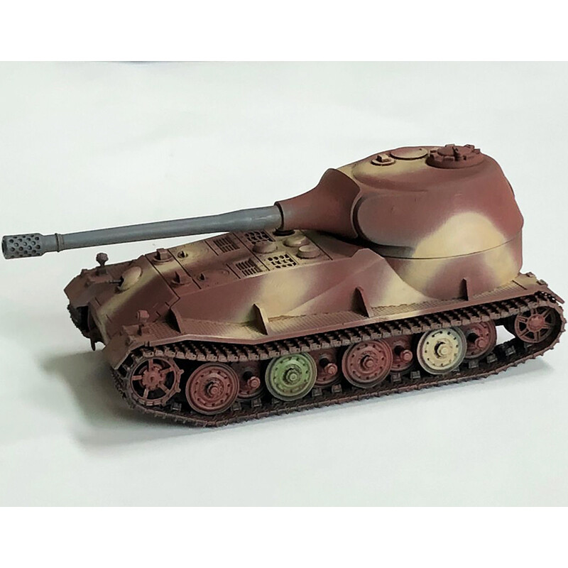1：72 German Army Vk7201(k) Super Heavy Tank Red Brown Camo Resin Model New