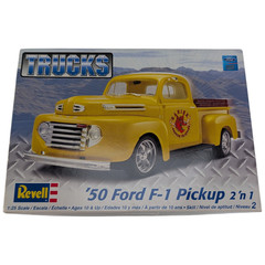 Revell 85-7203 1950 Ford F-1 Pickup 2n1 1:25 Model Kit Open Box