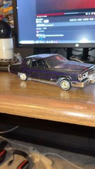Custom Lowrider Cadillac on 3 wheels