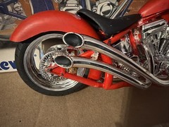 Revell 1/12 Scale Aces Wild Custom Chopper Built Extra Parts