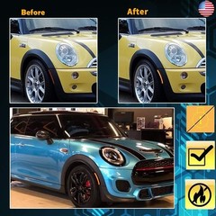 GTINTHEBOX Smoked Lens Led Side Marker Light Kit for 2007-2013/14 MINI Cooper
