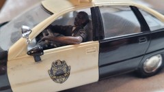 Revell SnapTite 1991-93 Chevy Caprice Police Car 1:25 Neat Built Up Weathered!