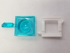 1977 Ford Van CUSTOM BLUE ROOF VENT from AMT 1:25 Model Kit 1977 Econoline