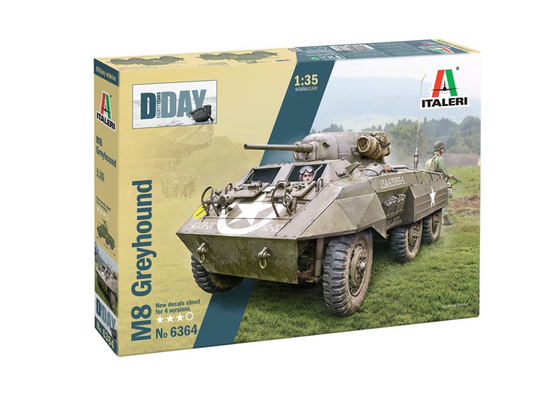 ITALERI 6364 Military Model 1/35 M8 Greyhound T6364