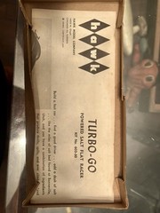 Vintage 1961 Hawk Powered Bonneville Racer Turbo-Go Model Car Kit. Box Rare Kit