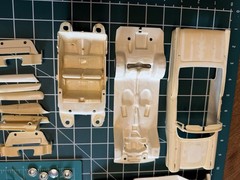 HTF OG VTG AMT 1959 FORD GALAXIE CONVERTIBLE #139 1-CK Car Kit Started + XTRAS