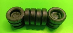 Dayton Rim Tires Diamond Reo 1/25 AMT Truck Tractor Wheels Big Rig Semi