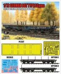 T-MODEL TK7306 1/72 German 80T Type SSyms Schwerer Platformwagen