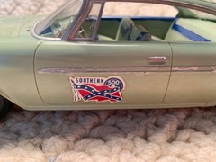 Lot Of 2 Vintage Johan 1961 Rare Green Mopar Car Models Plymouth & Dodge Coupes