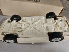 1992 C4 Chevy Corvette Convertible White / Red Interior Dealer Promo Amt Ertl