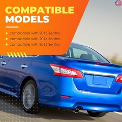 Left Side Outer Tail Light Assembly Compatible with Sentra 2013 2014 2015